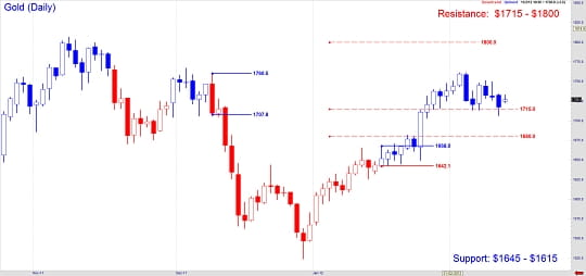Gold (Daily) Feb 13 2012